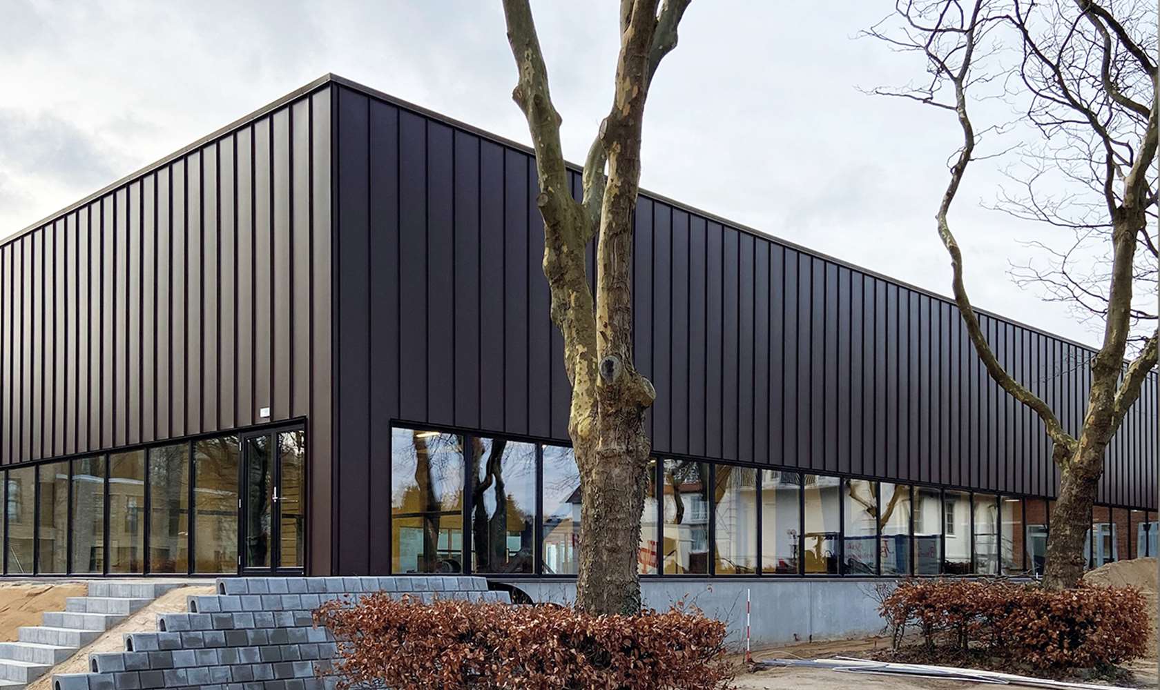 Risskov Efterskole 1.000 m2 nyt bevægelseshus