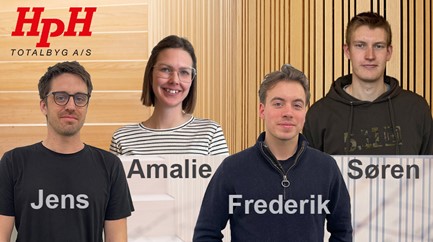 4 nye ansigter i HPH Totalbyg A/S