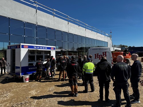 Rejsegilde på ZOLO International Trading ApS’ kommende domicil i Silkeborg.