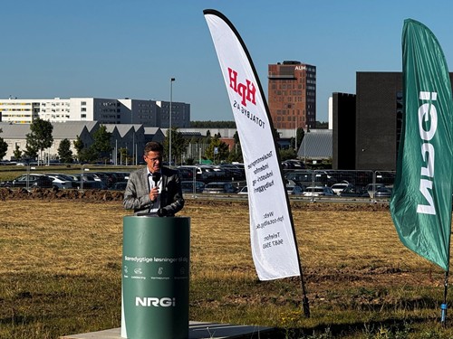 Første spadestik på NRGi’s nye domiciludvidelse